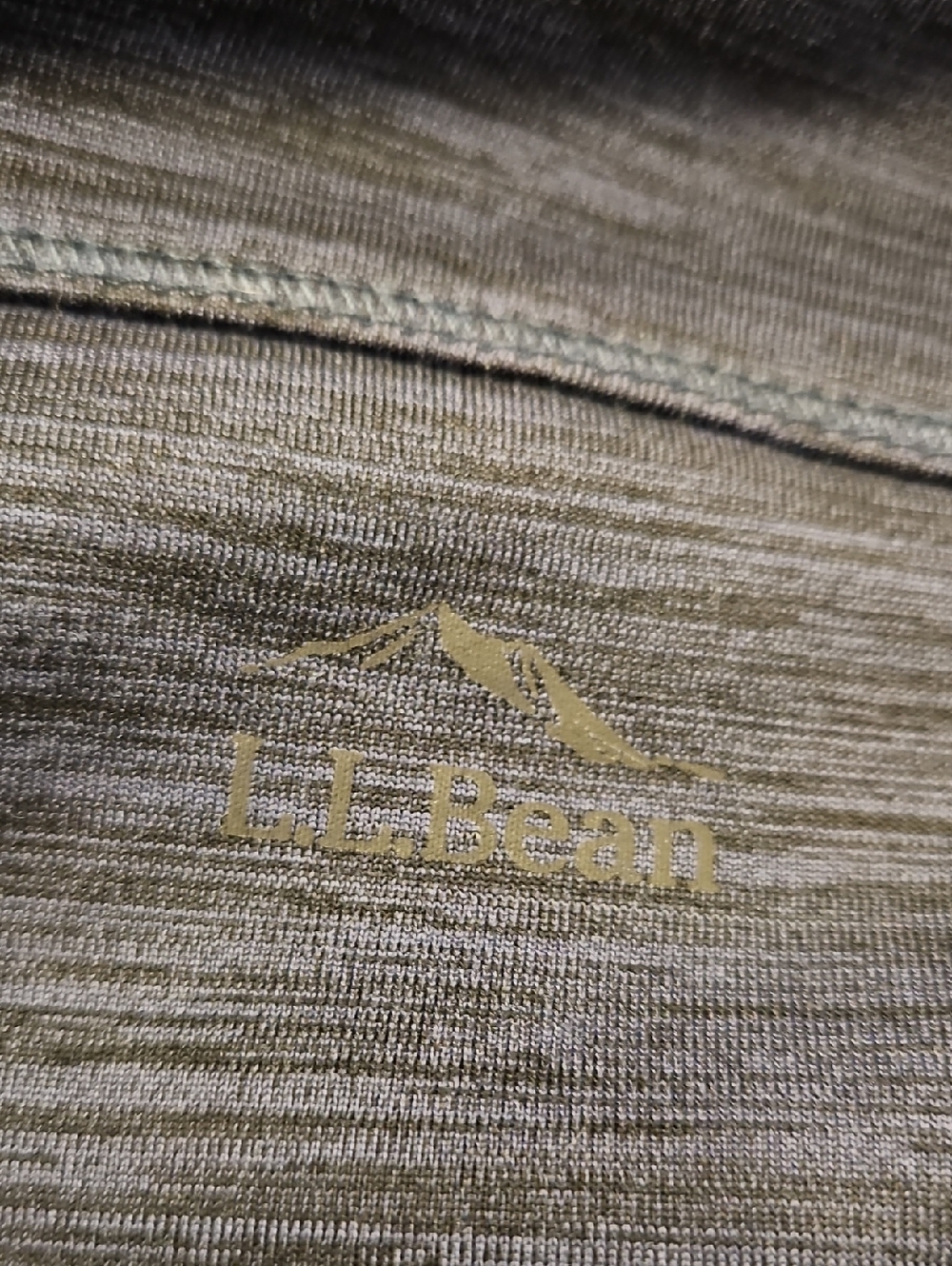 L.L. Bean Women's Dark Blue Zip-Up Hoodie with Light Blue Trim - Picture 5 of 6